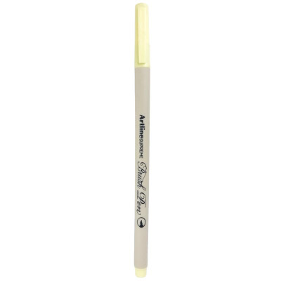 Bút Lông Đầu Cọ Artline Supreme Brush Pen EPFS-F - Vàng Nhạt