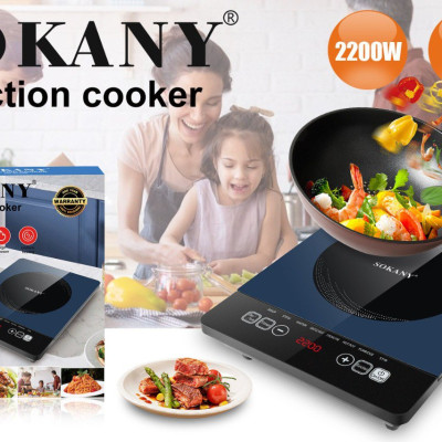 Bếp điện từ CẢM ỨNG SOKANY SK-07048 công suất 2200W, bếp từ đơn đa năng với 8 chế độ nấu - HÀNG CHÍNH HÃNG