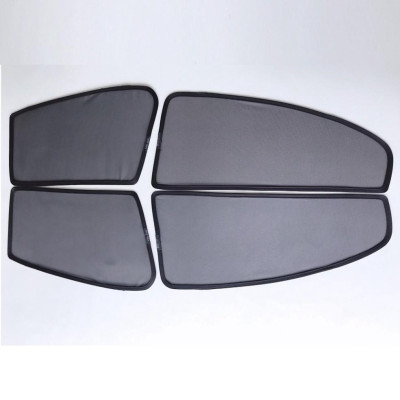 Bộ rèm chắn nắng  dành cho  Honda City 2016-2019 , bộ 4 miếng chắn nắng vải lưới gắn nam châm hút