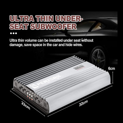 Bộ Khuếch Đại Âm Thanh DSP Q Pertors M668 - 4 Kênh Công Suất Cao 12V 3200W Dành Cho Xe Hơi