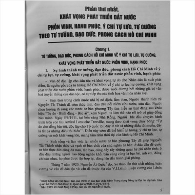 Sách Chủ Tịch Hồ Chí Minh Khát Vọng Độc Lập Dân Tộc và Phát Triển Đất Nước - V2043T