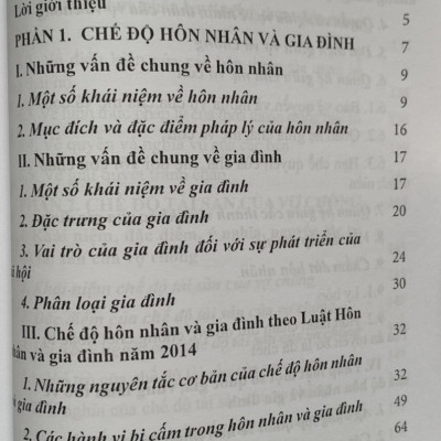 Chế độ hôn nhân và chế độ tài sản của vợ chồng theo pháp luật hôn nhân và gia đình (tái bản lần thứ nhất)