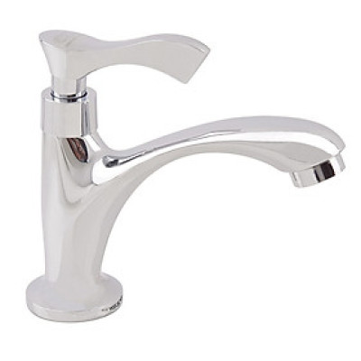 Vòi lavabo lạnh Eurolife EL-115 (Trắng bạc)