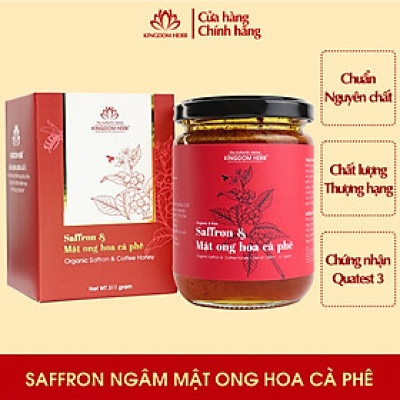 Saffron ngâm mật ong Kingdom Herb chính hãng thượng hạng hộp 311g