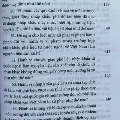 Hỏi - Đáp Về Xử Phạt Vi Phạm Hành Chính Trong Lĩnh Vực Bảo Vệ Môi Trường