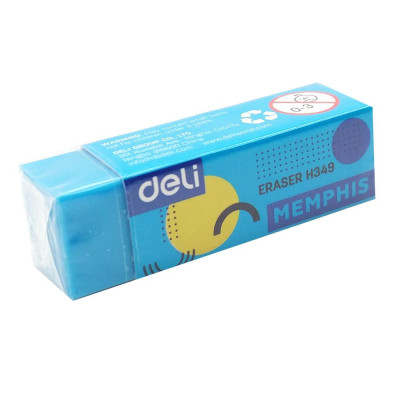 Gôm Tẩy Deli EH349 - Màu Xanh Dương