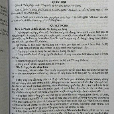 Sách Bộ Luật Tố Tụng Hình Sự năm 2015 sửa đổi, bổ sung năm 2021, 2025 và Các Văn Bản Hướng Dẫn Thi Hành (V2594D)