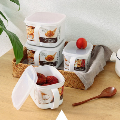Hộp thực phẩm có tay cầm Nakaya, nắp đậy kín giúp cất giữ và bảo quản thực phẩm một cách an toàn & tiện lợi - nội địa Nhật Bản 