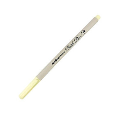 Bút Lông Đầu Cọ Artline Supreme Brush Pen EPFS-F - Vàng Nhạt
