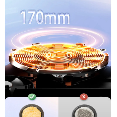 Bếp từ đơn Midea MIC 221 2200W mặt kính pha lê sang trọng, công nghệ từ trường 3D, mâm nhiệt lớn làm nóng trong 5s, cảm ứng hiện đại, có hẹn giờ, tự ngắt khi bỏ nồi, bảo vệ quá nhiệt (TẶNG NỒI LẨU) - Hàng chính hãng