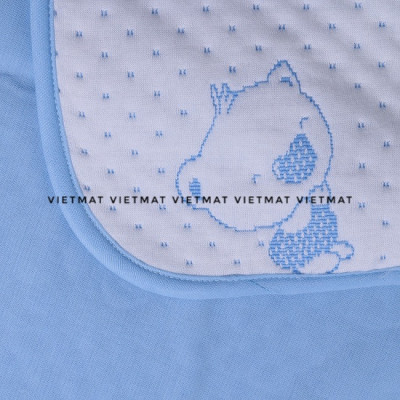 Combo 3 Tấm Lót Chống Thấm VIETMAT Màu Xanh (Size 50 x 70 cm)