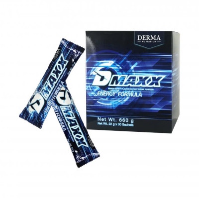 DMAXX thức uống bổ sung vitamin năng lượng có đường DAMODE 7 gói dùng thử màu xanh