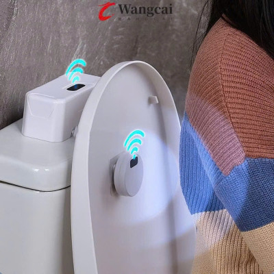 Nút xả bồn cầu tự động. Bộ xả bồn cầu cảm ứng không chạm chống nước bộ dụng cụ gia đình.