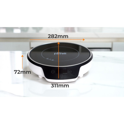 Bếp từ đơn tròn FI2000RS chính hãng của Ferroli, sang trọng, cao cấp, công suất cao 2000W, bảo hành chính hãng 1 năm - Hàng chính hãng