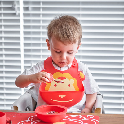 Bộ thìa nĩa tập ăn cho bé Palm Grasp Marcus & Marcus, từ 18 tháng