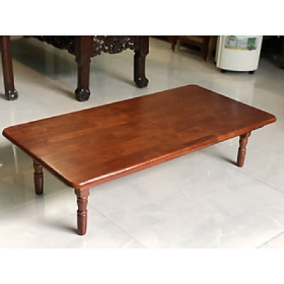 Bàn trà kiểu Nhật gỗ tự nhiên VIMOS ,xếp gọn dễ dàng, size 60 x 120 x cao 30cm