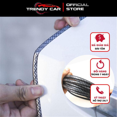 5 Mét Đa Năng Ô Tô Xe Cạnh Cửa Hình Chữ U Chống Trầy Xước Viền Dây Tấm Dán Bảo Vệ cánh cửa ô tô