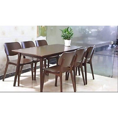 Bàn Ăn Mango 6 Ghế (Tự nhiên)