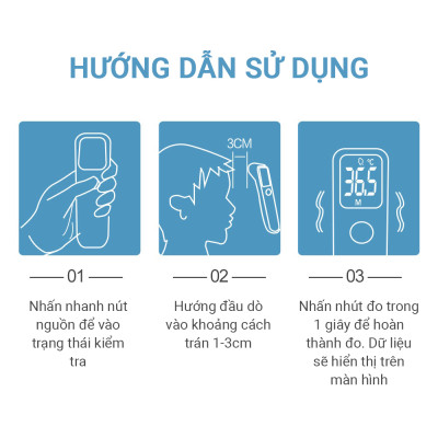 Nhiệt Kế Hồng Ngoại Đo Trán Chính Hãng Sinocare