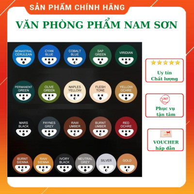 Màu Sơn Dầu Tuýp- MONT MARTE OIL PAINT 75 ML