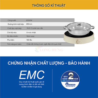Bếp điện từ Bluestone ICB-6603 - Hàng chính hãng