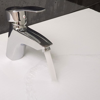 Vòi lavabo nóng lạnh Eurolife EL-4002 (Trắng bạc)