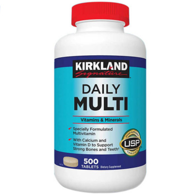 Vitamina Tổng hợp Kirkland Daily Multi Vitamins - Mỹ - QuaTangMe Extaste