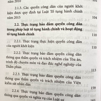 Bảo Đảm Quyền Công Dân Trong Tố Tụng Hành Chính