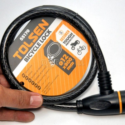 Ổ KHÓA DÂY 80cm TOLSEN 55170  - HÀNH CHÍNH HÃNG