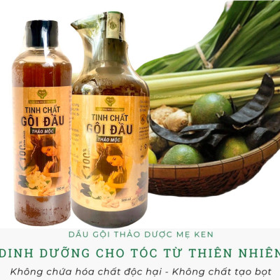 Combo Dầu Gội Thảo Mộc MẸ KEN 500ml & Tinh Dầu Bưởi Nguyên Chất MẸ KEN 100ml kích thích mọc tóc, ngăn ngừa gãy rụng, giảm nấm ngứa - tặng kèm 1 khăn tắm