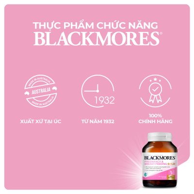 Combo 2 Lọ Vitamin Tổng Hợp Cho Bà Bầu Và Mẹ Cho Con Bú Blackmores Pregnancy & Breast-Feeding Gold 60 Viên/Lọ