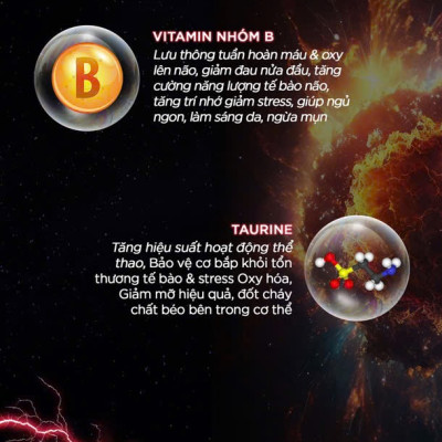 DMAXX thức uống bổ sung vitamin năng lượng không đường DAMODE 54 gói màu đỏ mỗi gói 2,2gr