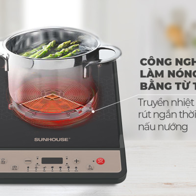 Bếp từ đơn Sunhouse SHD6160 - Hàng chính hãng, giá tốt, bảo hành 12 tháng