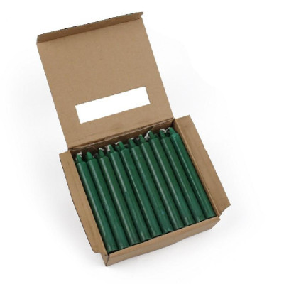 Hộp 30 nến taper Eden Candle FTRAMART EDC2324 cao 11 cm (Xanh rêu đậm)