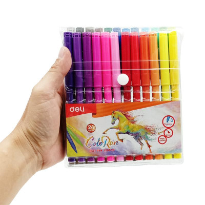 Bút Dạ Nước 24 Màu - Deli C10023