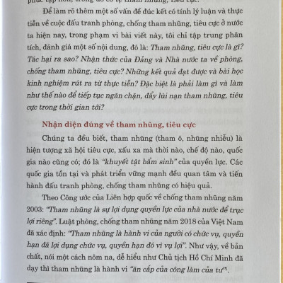Kiên Quyết, Kiên Trì Đấu Tranh Phòng, Chống Tham Nhũng, Tiêu Cực, Góp Phần Xây Dựng Đảng Và Nhà Nước Ta Ngày Càng Trong Sạch, Vững Mạnh