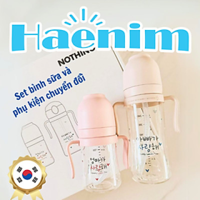 Haenim Set bình sữa và phụ kiện chuyển đổi Nothing All-in-one