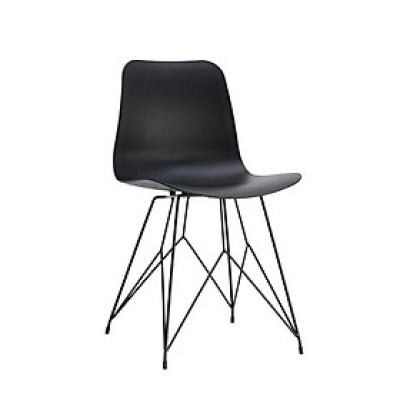 Ghế ăn ghế nhà hàng Ghế cafe fastfood ghế họp nhóm, ghế tiếp khách thân nhựa chân sắt  CC1548-P HCM