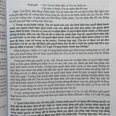 Sách Luật Tố Tụng Hành Chính năm 2015 sđ, bs năm 2025 và Các Văn Bản Hướng Dẫn Thi Hành (V2595D)