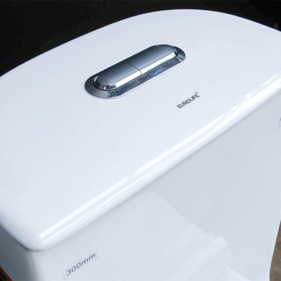 Bồn cầu 1 khối cao cấp tiêu chuẩn xuất Châu Âu, men Nano tuyết bóng sáng, nắp đóng siêu êm, 2 chế độ xả Eurolife EL-LUX 0313 (Trắng). Mẫu độc quyên của Eurolife tại thị trường Việt Nam.