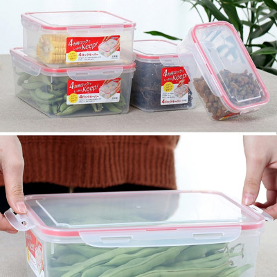 Bộ 05 hộp thực phẩm inomata (700ml + 1300ml + 730ml + 1300ml + 2300ml) hàng nội địa Nhật Bản