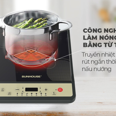 BẾP TỪ ĐƠN SUNHOUSE SHD6158 - Hàng Chính Hãng