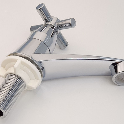 Vòi Lavabo lạnh nhựa ABS mạ Chrome Eurolife EL-LA05 (Trắng bạc)