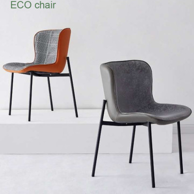Ghế ăn da simili đẹp kiểu sang trọng Ghế ăn bọc nệm hiện đại nhập khẩu ECO 1A-FP dành cho nhà đẹp ở TpHCM