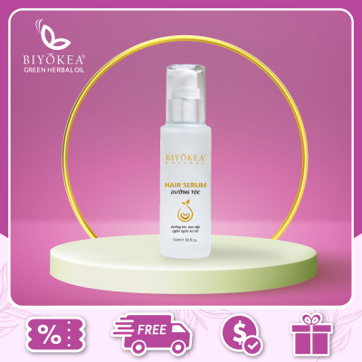 Dầu Dưỡng Tóc (Hair Serum) phục hồi và nuôi dưỡng tóc bóng mượt, ngừa xơ rối Biyokea 50ml