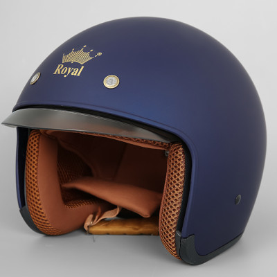 Mũ bảo hiểm 3/4 size XL Royal M139 - Hàng chính hãng - Xanh tím 