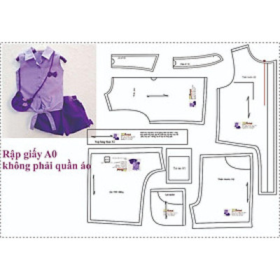 Rập giấy A0 bộ bé mã R94 (BẢN VẼ)