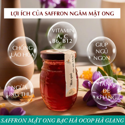 MẬT ONG BẠC HÀ SAFFRON OCOP HÀ GIANG CHÍNH HÃNG, SAFFRON MẬT ONG BẠC HÀ VIETGAP CHÍNH HÃNG