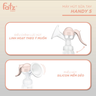 Máy hút sữa tay Fatzbaby Handy 5 FB1011HY - Bảo hành 12 tháng