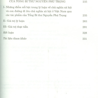 Nhận Thức Lý Luận Về Chủ Nghĩa Xã Hội Và Con Đường Đi Lên Chủ Nghĩa Xã Hội Ở Việt Nam - Qua Các Tác Phẩm Của Tổng Bí Thư Nguyễn Phú Trọng (Sách Chuyên Khảo, Xuất Bản Lần Thứ Hai, Có Chỉnh Sửa, Bổ Sung)